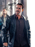 cm punk revival s01 black leather coat