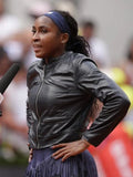 coco gauff leather jacket..