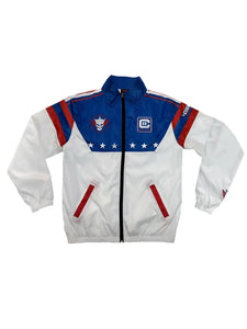 cody rhodes stars and stripes windbreaker jacket.....