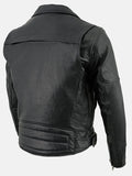 daniel black biker leather jacket
