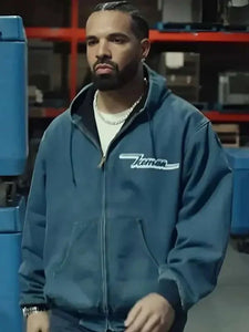 drake iceman zip up hooded jacket.