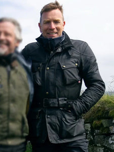ewan mcgregor long way home s01 black jacket.