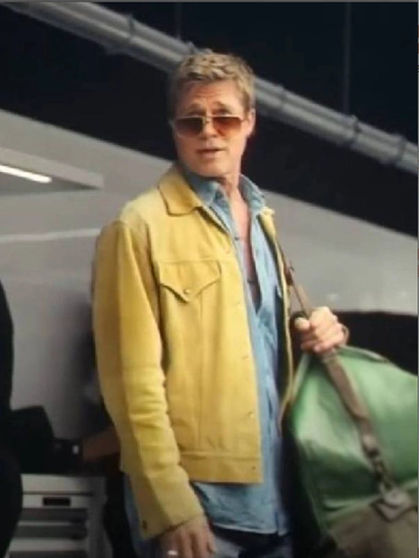 f1 the movie 2025 brad pitt suede leather jacket..