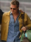 f1 the movie 2025 brad pitt suede leather jacket