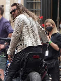 fast x jason momoa snakeskin leather jacket..