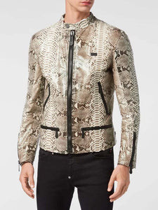 fast x jason momoa snakeskin leather jacket.