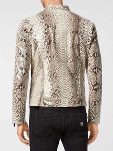 Fast X Jason Momoa Snakeskin Leather Jacket
