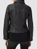 ginny and georgia s03 georgia miller black leather jacket..