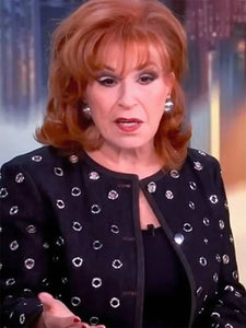 good morning america joy behar black grommet jacket