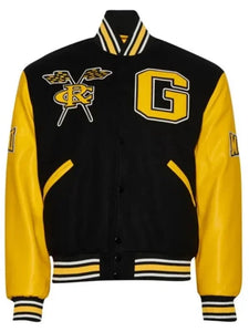 grambling state university black and gold varsity jacket