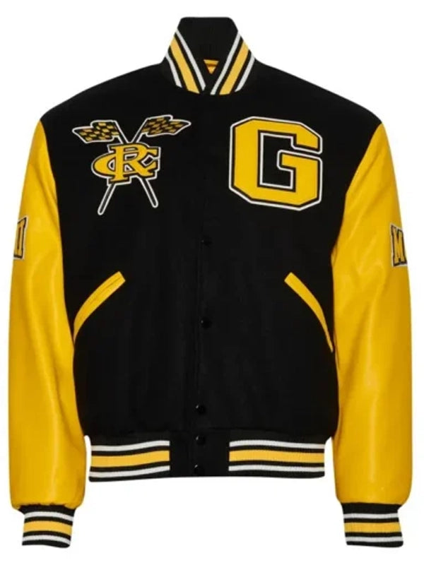 grambling state university black and gold varsity jacket