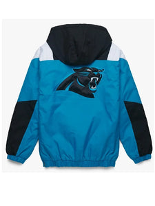 homage x starter carolina panthers pullover jacket.