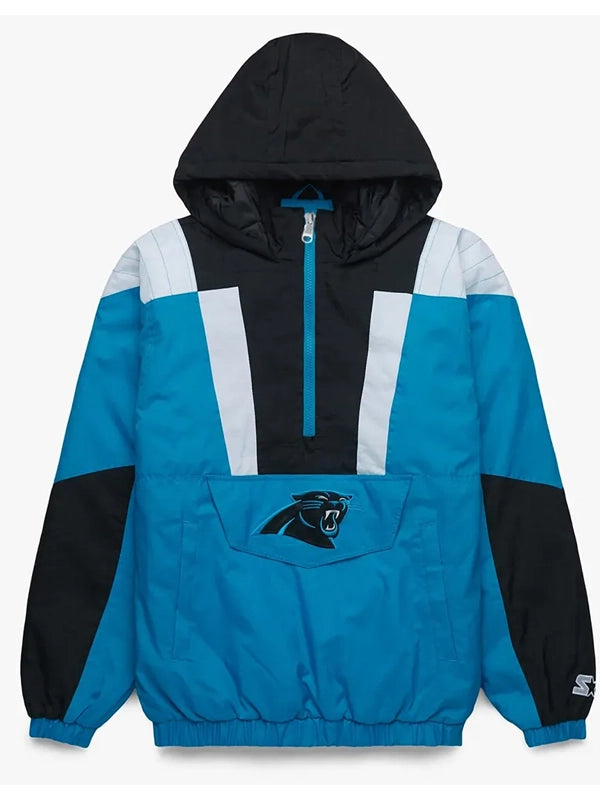 homage x starter carolina panthers pullover jacket