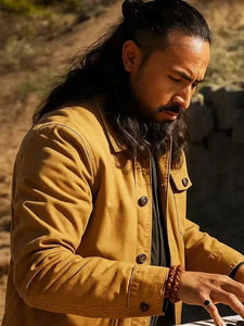 ice road vengeance mahesh jadu brown jacket..