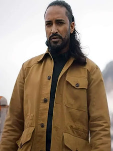 ice road vengeance mahesh jadu brown jacket