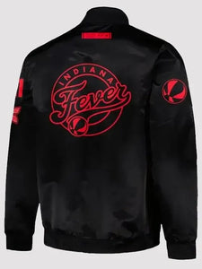 indiana fever stranger things black jacket...