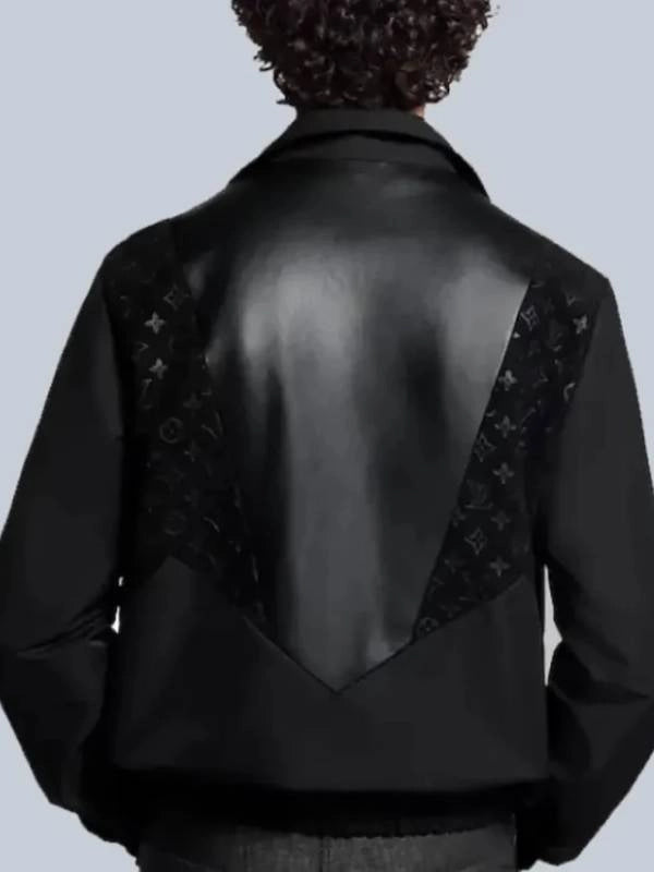 jay z paris fashion week black jacket..
