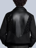jay z paris fashion week black jacket..