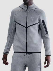 kobe nike tech fleece grey hoodie