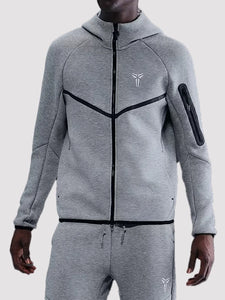 kobe nike tech fleece grey hoodie