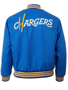 la chargers 1960 blue cotton jacket.