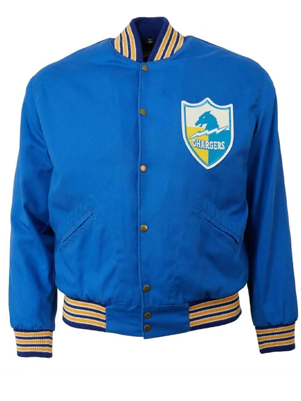 la chargers 1960 blue cotton jacket