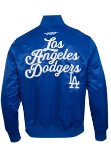 la dodgers souvenir satin jacket.