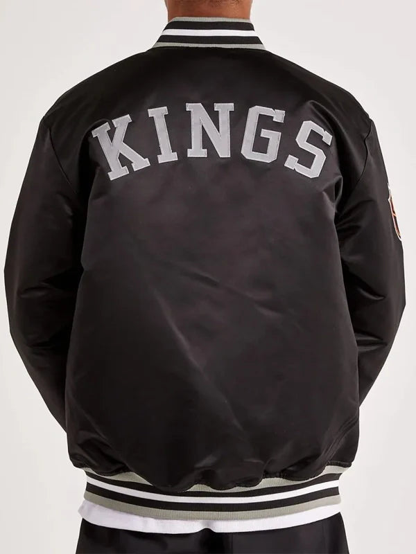 la kings throwback black jacket.