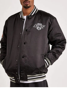 la kings throwback black jacket