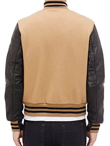 las vegas raiders starter black scout i varsity jacket.