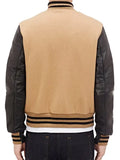 las vegas raiders starter black scout i varsity jacket.