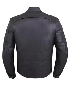 leather motor cycle jacket for mens.