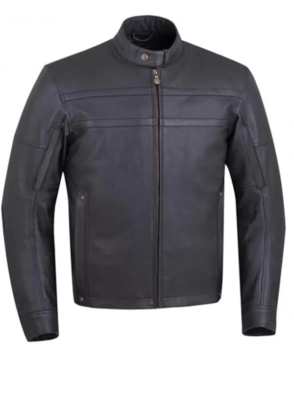 leather motor cycle jacket for mens