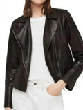 lily santiago untamed black leather jacket...