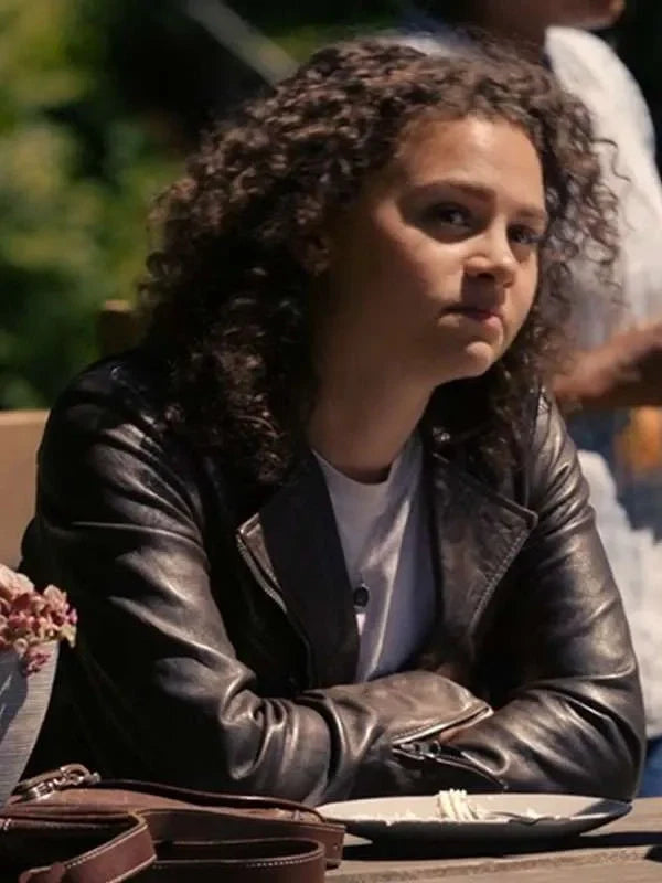 lily santiago untamed black leather jacket.