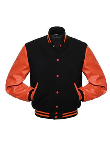 mens black varsity jacket