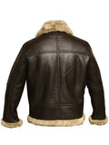mens bomber aviator shearling jacket.