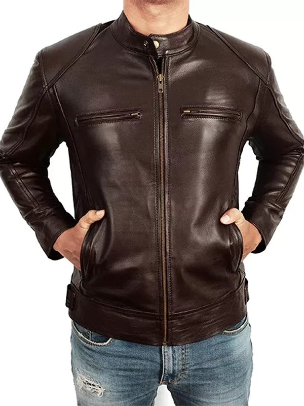 moto racer biker jacket.