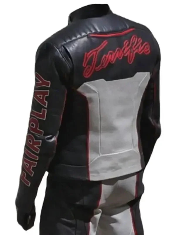 mr terrific leather jacket..