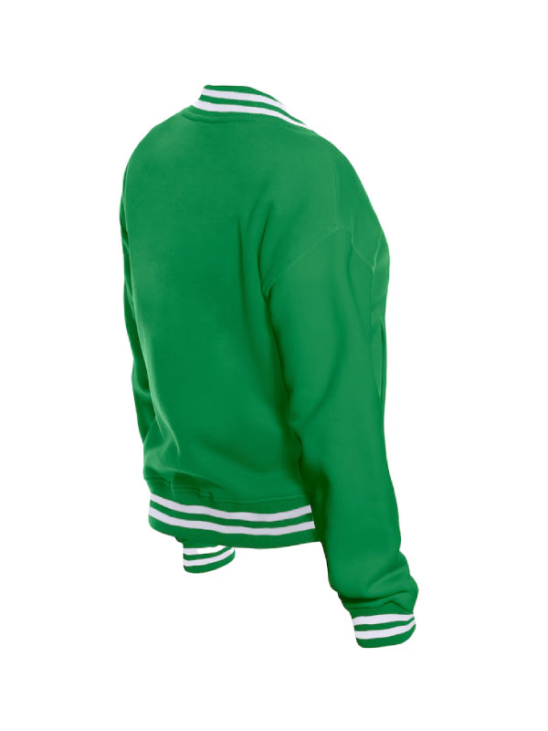 new era kelly green philadelphia eagles throwback fleece jacket.