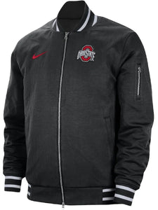 nike ohio state buckeyes bomber jacket.