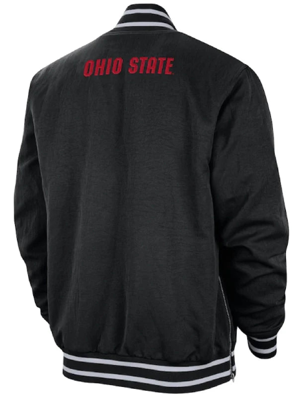 nike ohio state buckeyes bomber jacket.