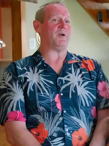 ocean front property hunt hawaiian shirt