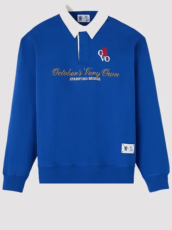 ovo x chelsea fc rugby sweatshirt