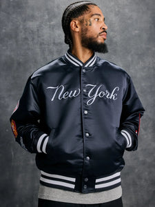 ovo x new era x mlb yankees varsity jacket.