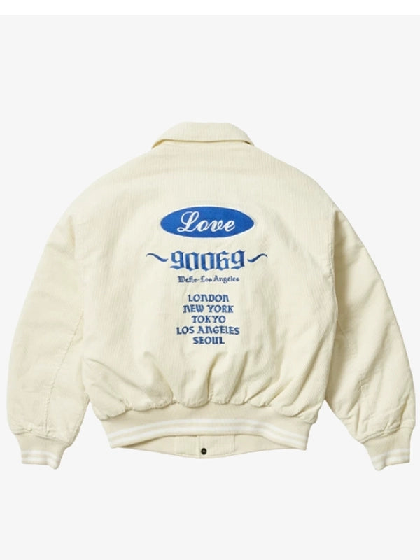 palace love varsity jacket.....