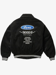 palace love varsity jacket...
