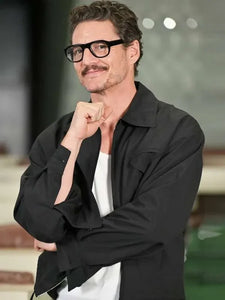 pedro pascal the fantastic four first steps black jacket