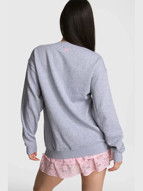 pink x loveshackfancy crew sweatshirt......