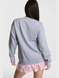 pink x loveshackfancy crew sweatshirt......